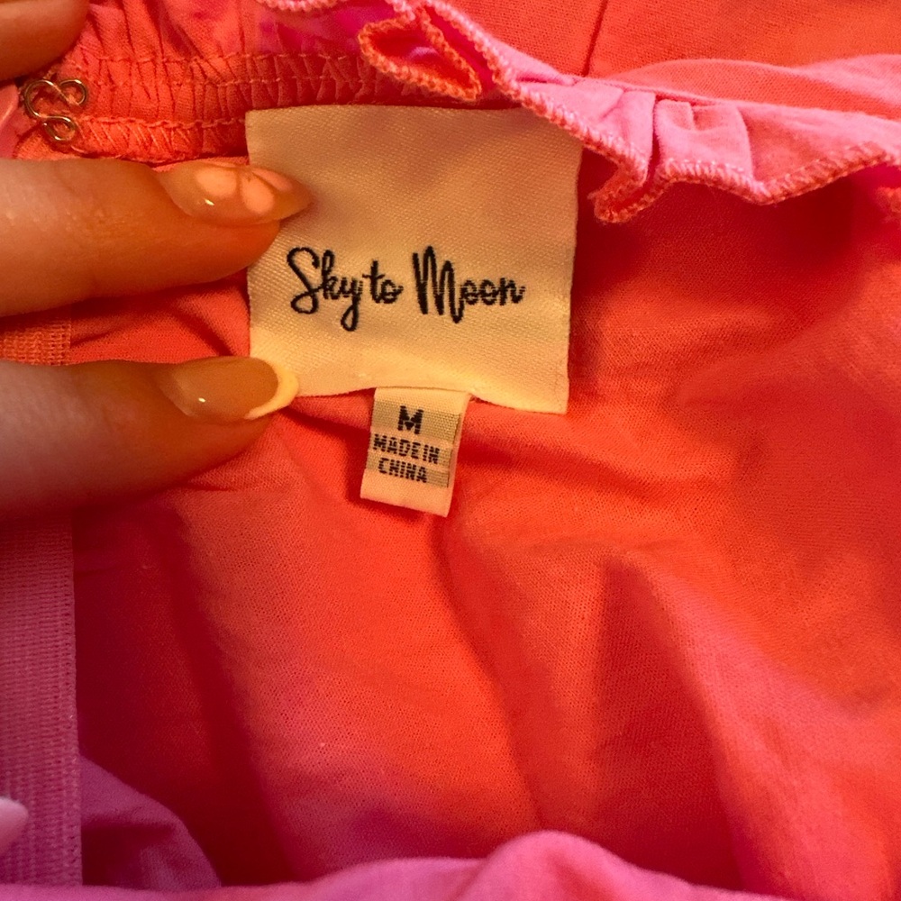 Pink Ruched Mini Dress - Picture 3 of 4